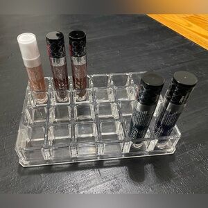 Lip color holder with 24 slots